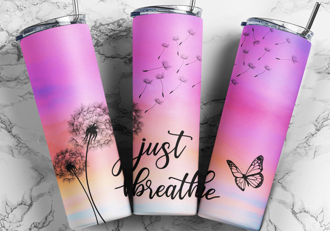 Just Breathe 20oz Tumbler