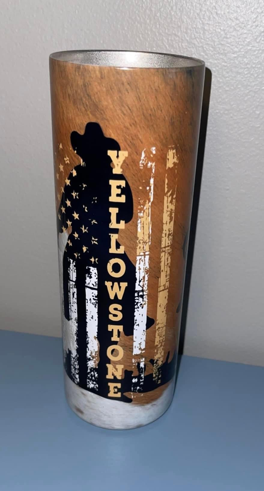 Yellowstone Cowboy Sublimation Tumbler