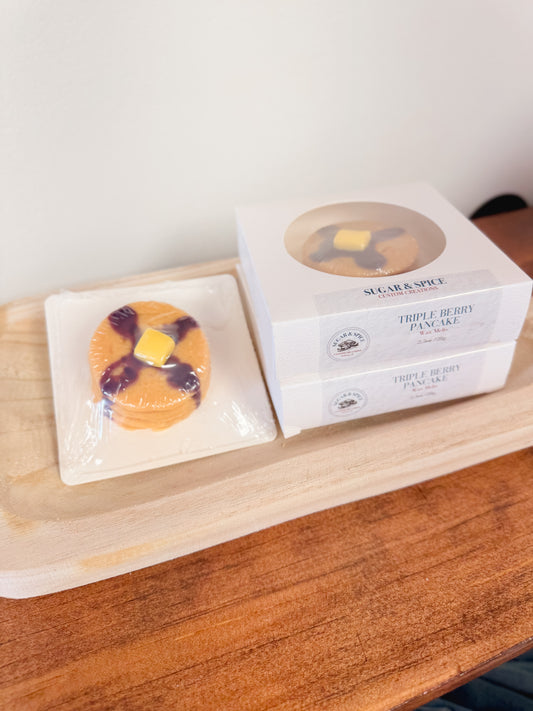 Triple Berry Pancake Wax Melts - Handmade Realistic Wax