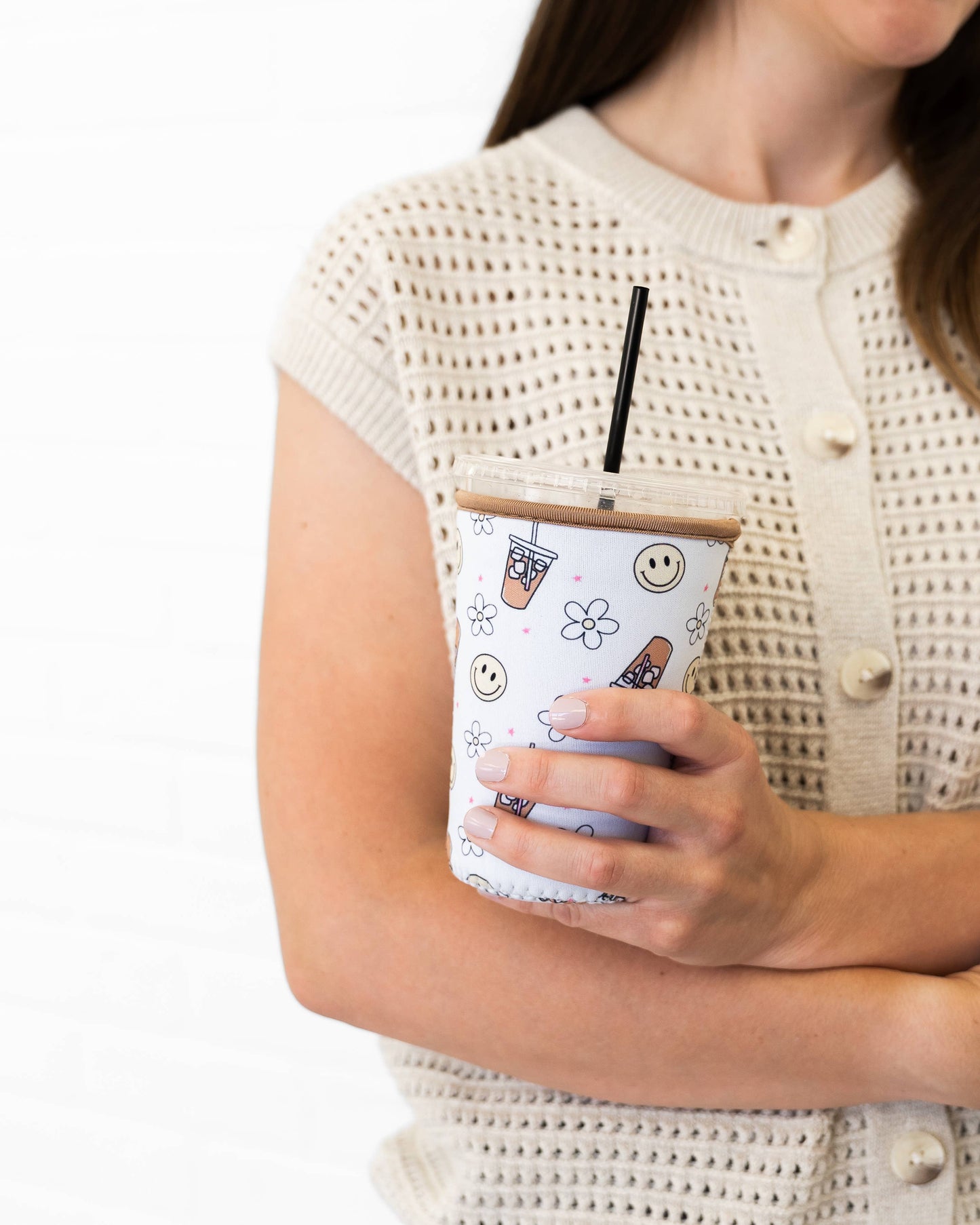 Iced Coffee Drink Sleeve, Beverage Cup Sleeve