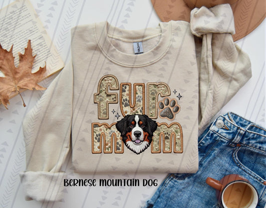 Fur Mom- Bernese Mountain Dog