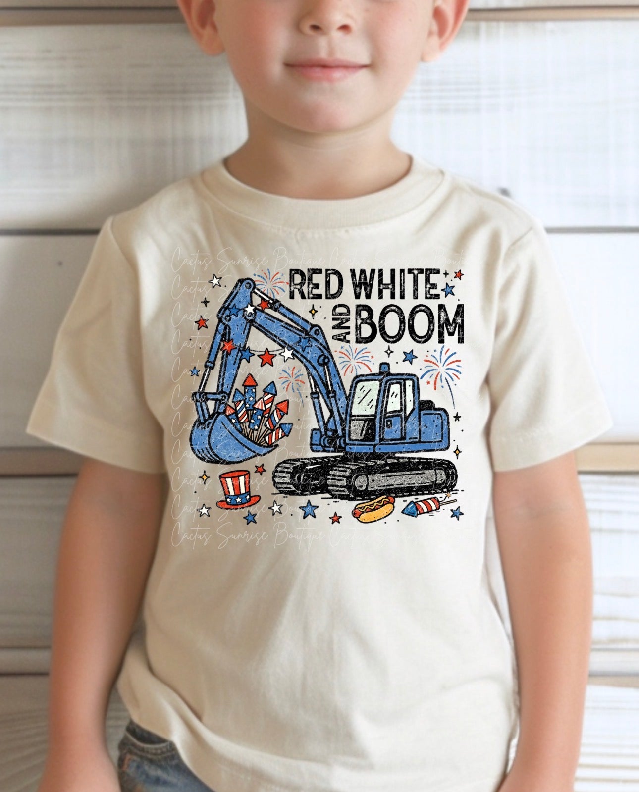 Red white & boom Youth/Toddler/Onesie Tee