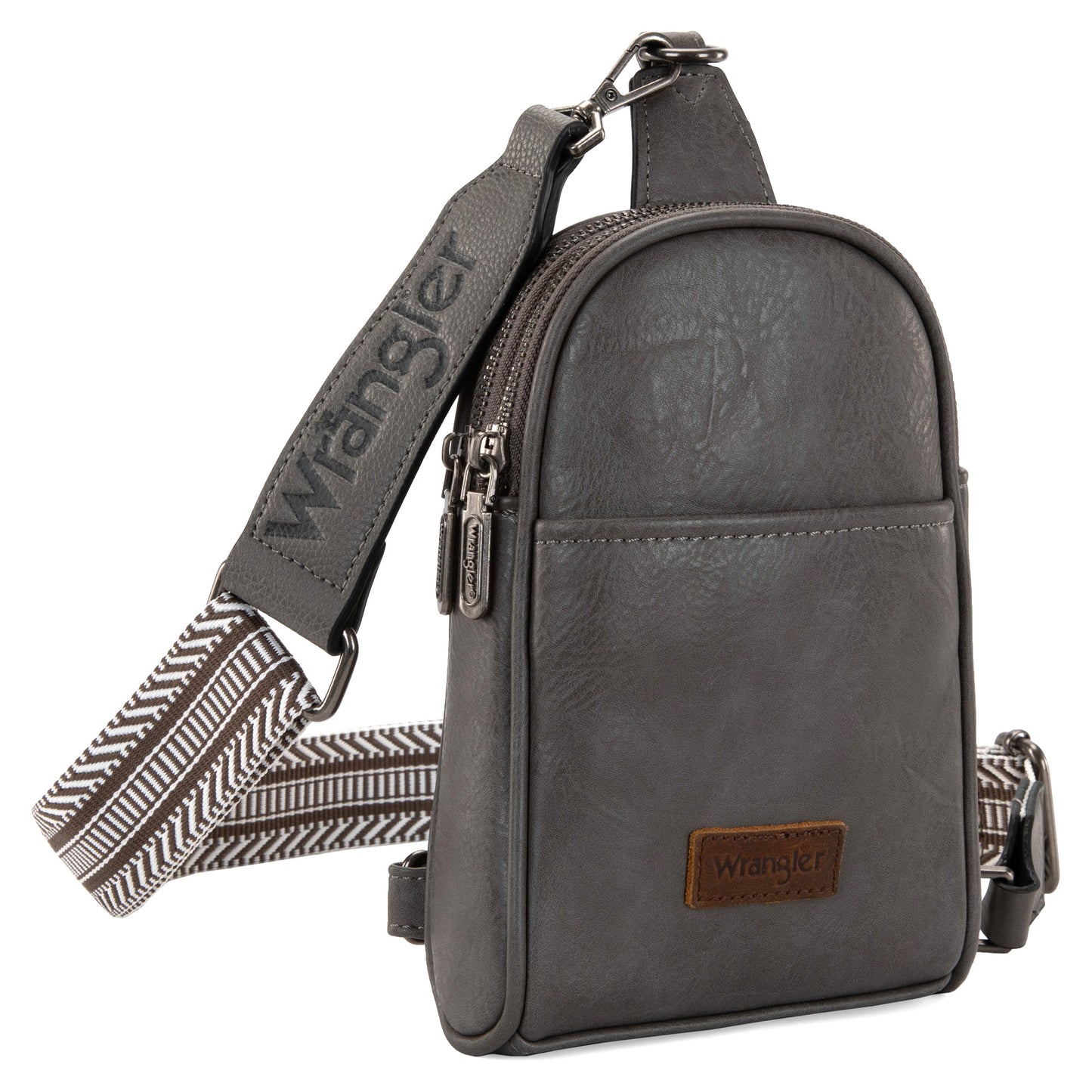 Wrangler Sling Crossbody- Grey