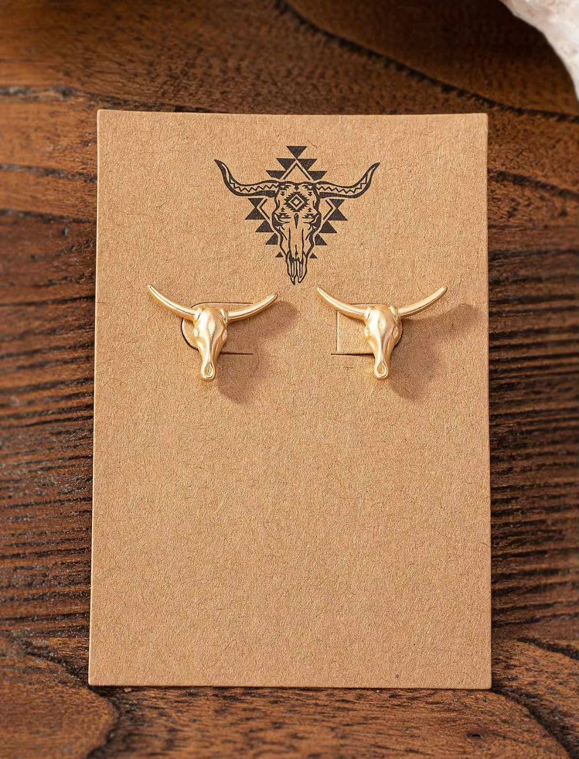 South Western Studs- Bull / Longhorn stud earrings