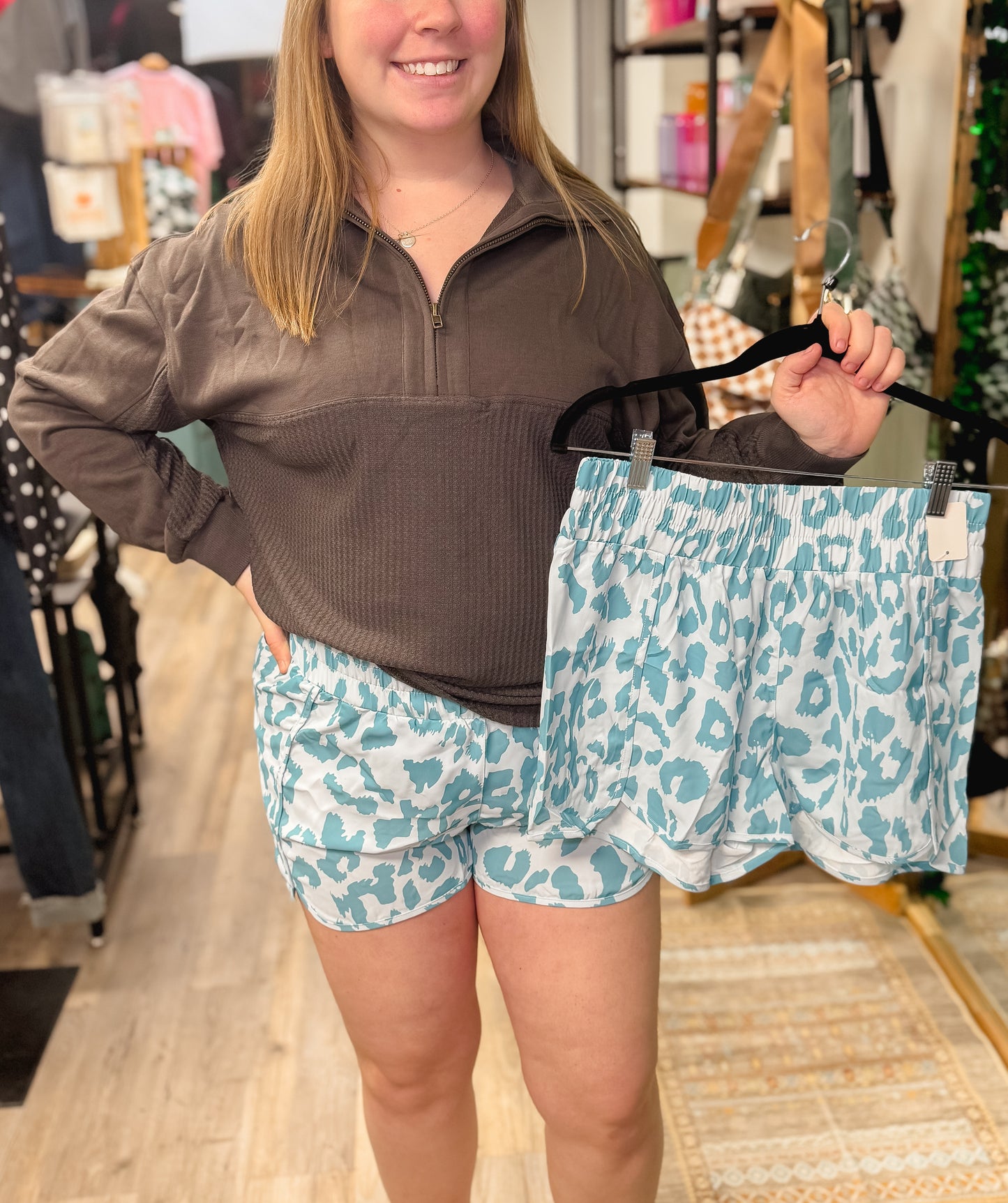 Cheetah shorts