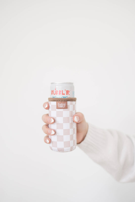 Slim Can Drink Sleeves- Reusable Neoprene Coolers with Aesthetic Patterns, 12oz Skinny Can Holder for Seltzer Energy Drinks