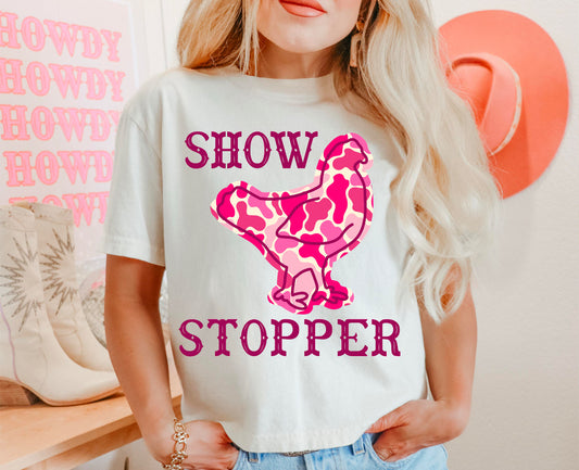 Show Stopper Pink Camo- Chicken