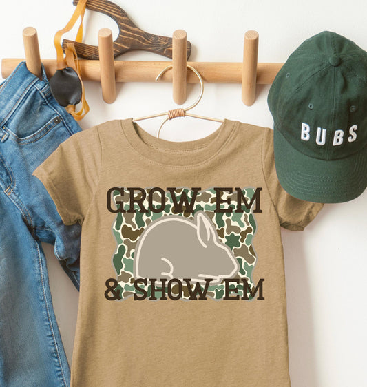 Grow em & show em Camo- Rabbit