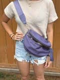 Nylon Double Zip Bum Bag #802