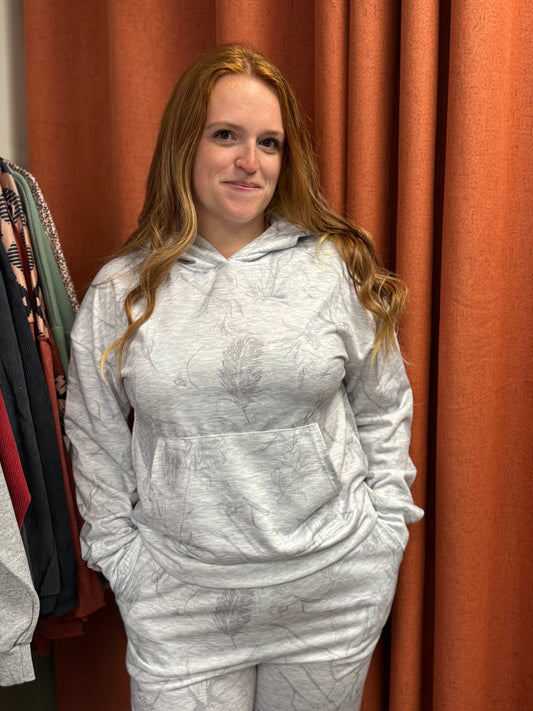 2 piece hooded sweat set