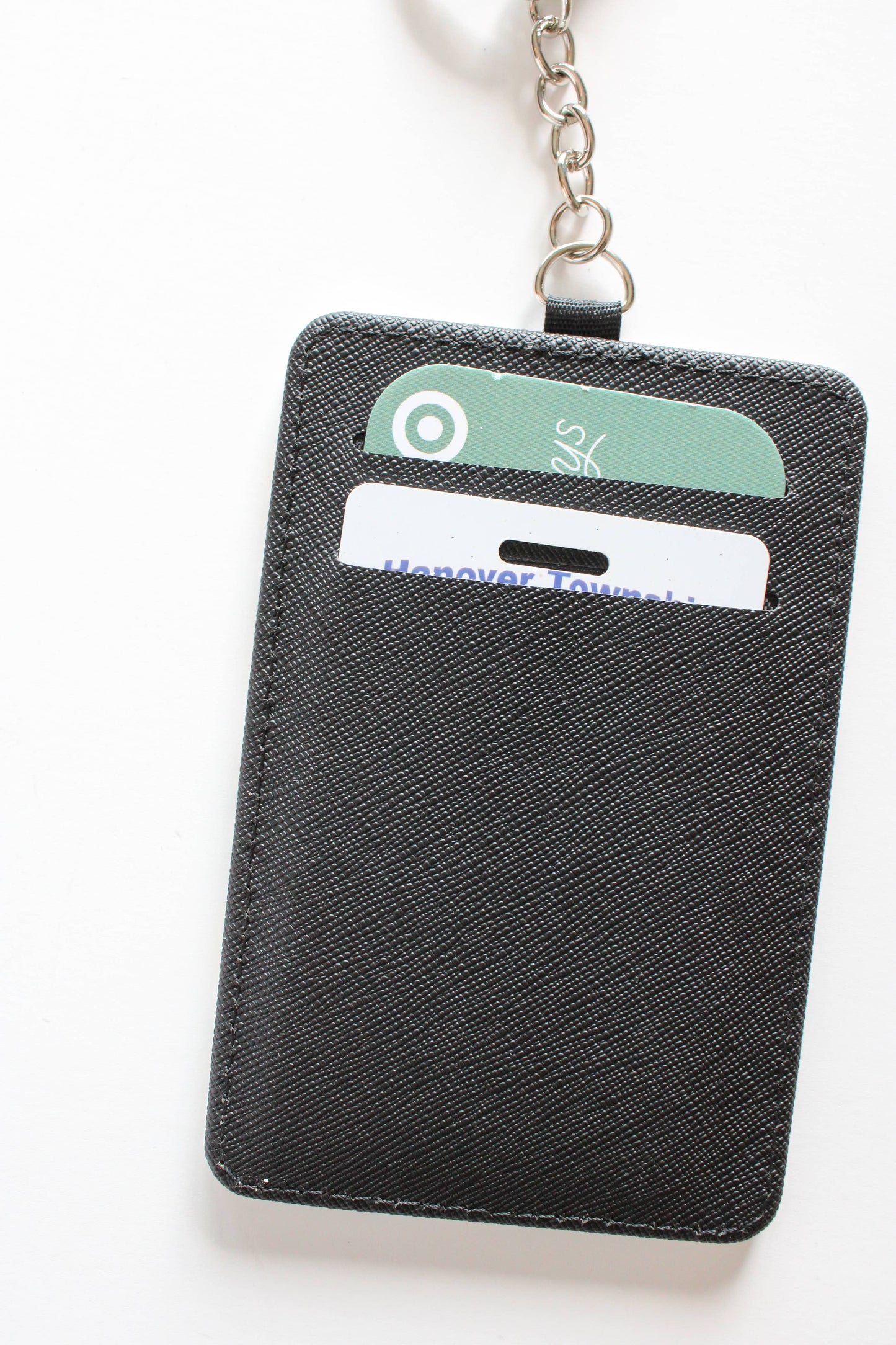 Card Holder with 2 Slots, Compact ID Holder for Work & Trave