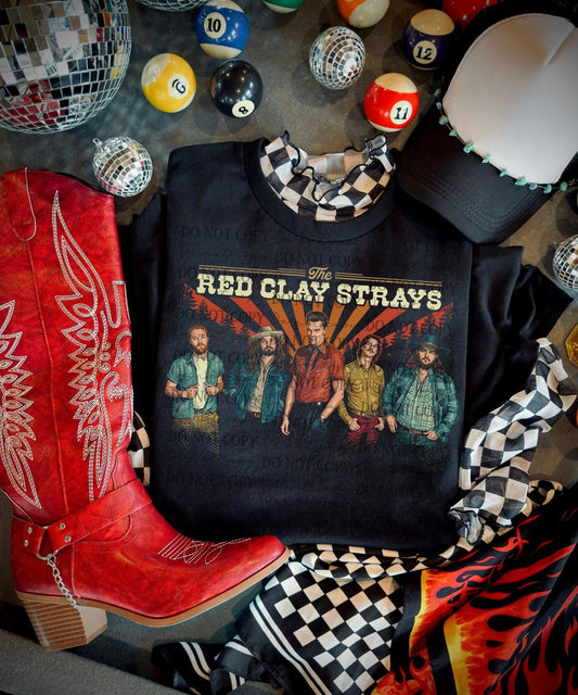 Red Clay Half-Tone (only on black/dark grey apparel)