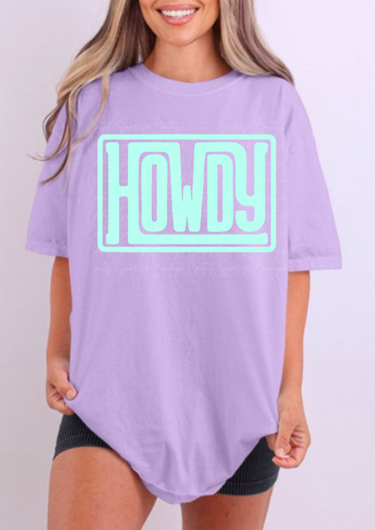 Howdy- Teal