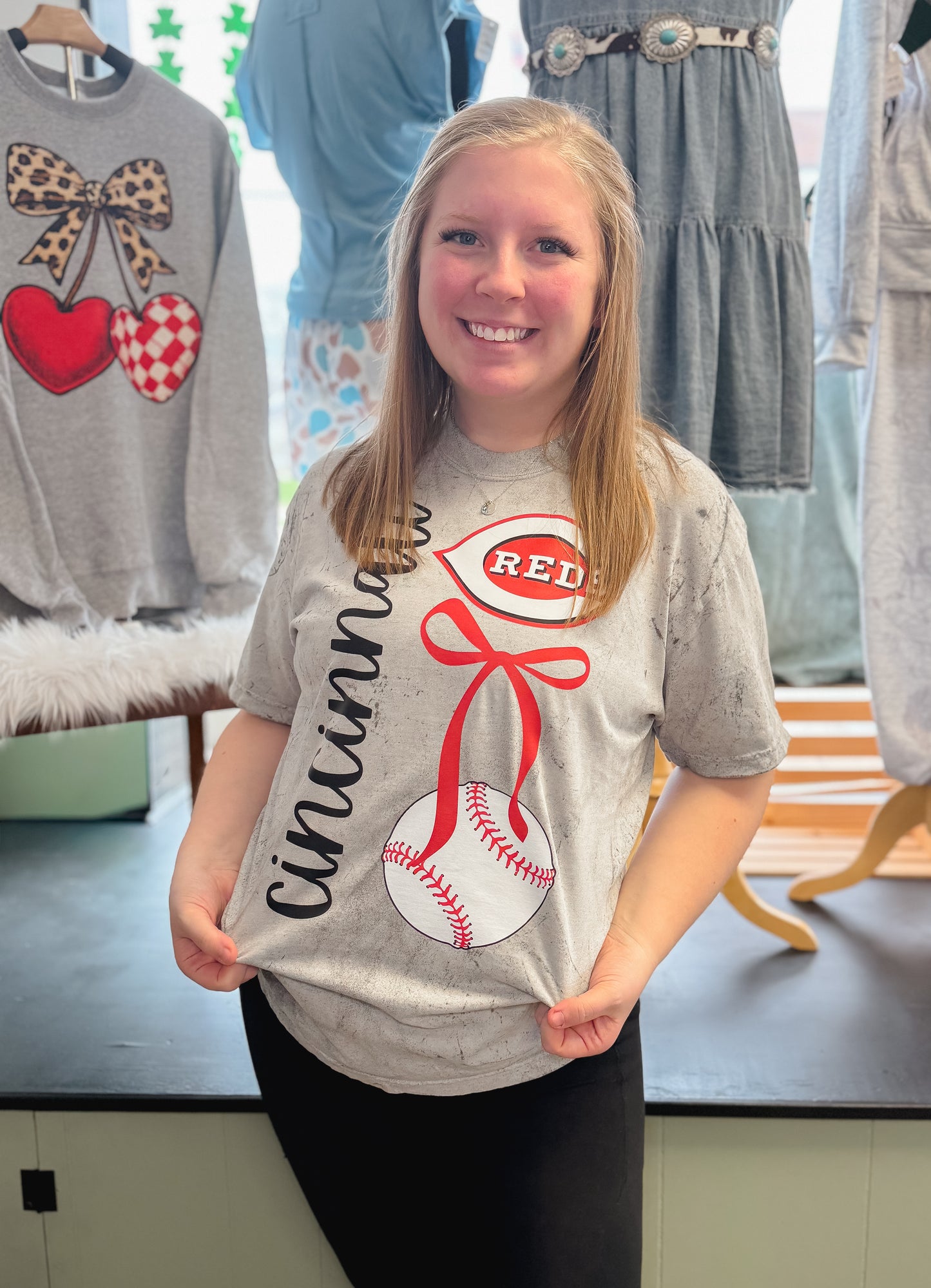 Cincinnati Baseball Bow