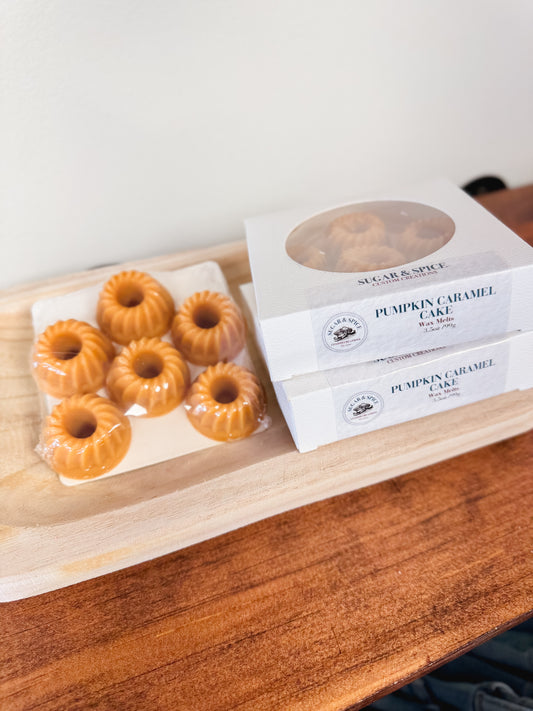 Pumpkin Spice Cake Wax Melts / Pumpkin Caramel Swirl