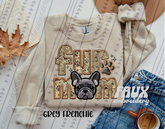 Fur Mom- Grey Frenchie