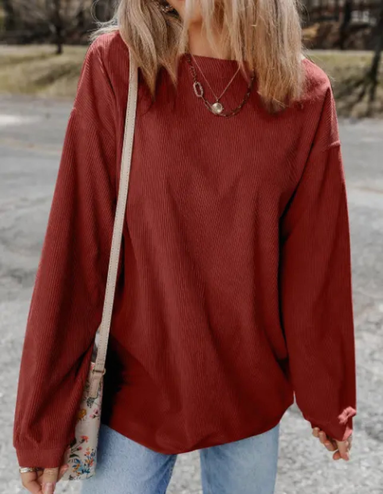 Corded Crewneck