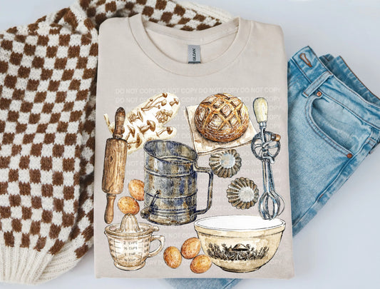 Vintage baking kitchen