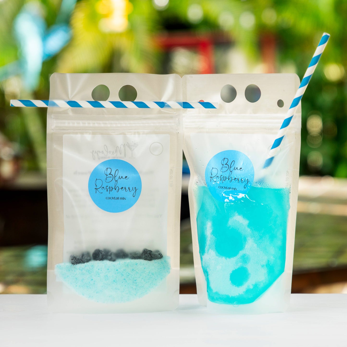 Slush Cocktail Pouches (comes with straw)