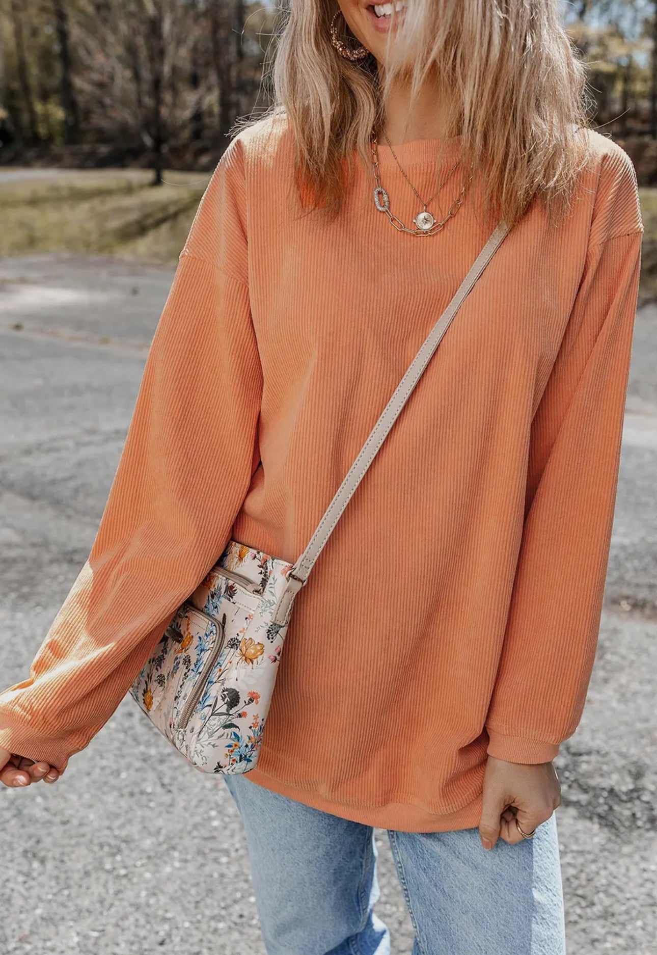 Corded Crewneck