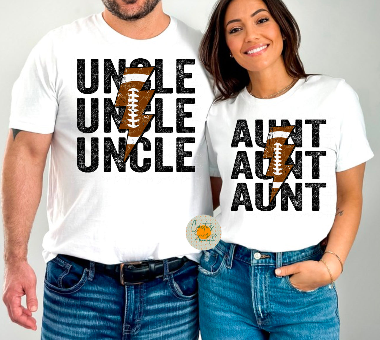 Football Uncle Lighting Bolt