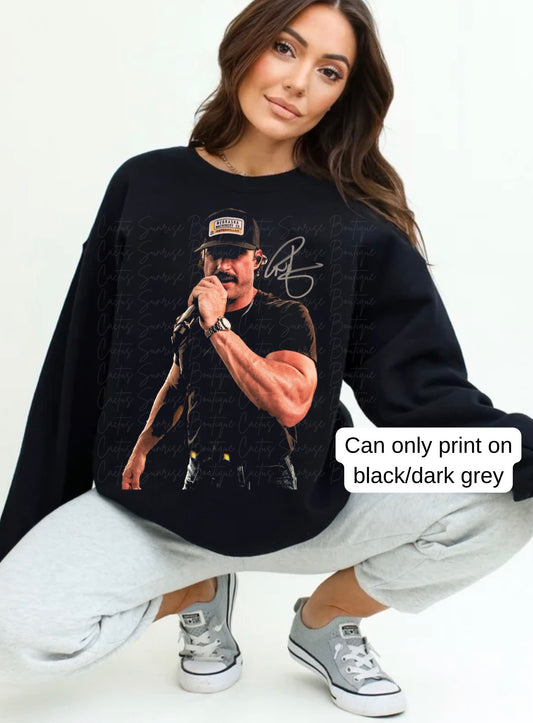 Riley G Colored Half-Tone (only on black/dark grey apparel)