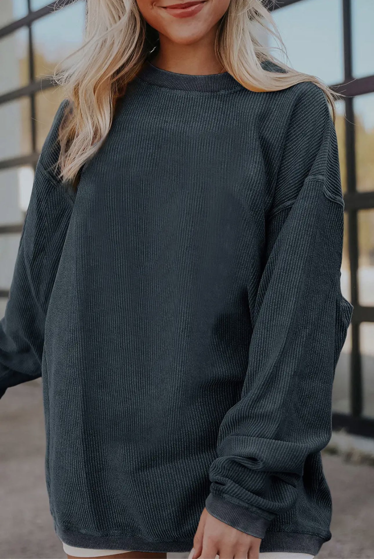 Corded Crewneck
