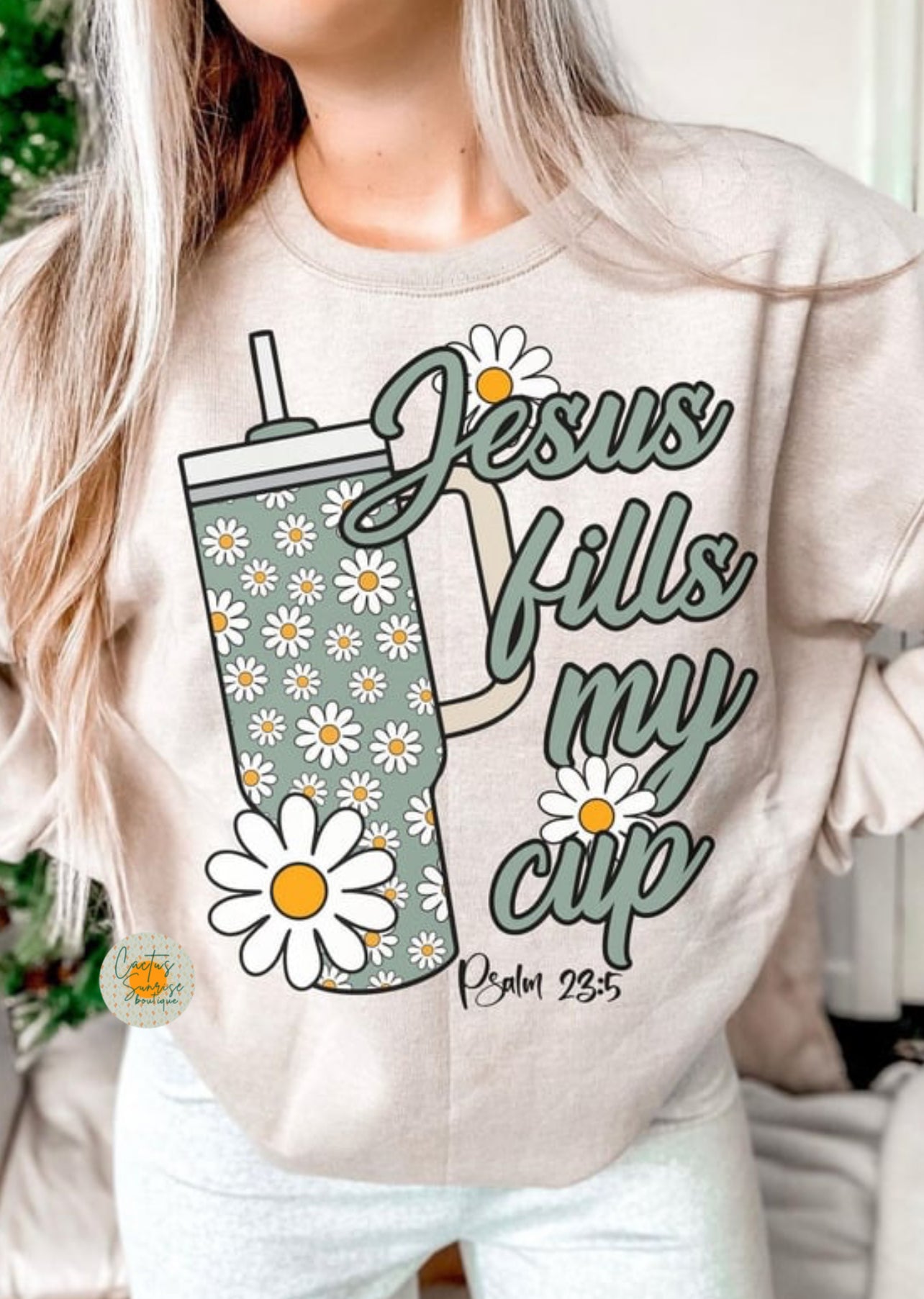 Jesus fills my cup -DTF Transfer