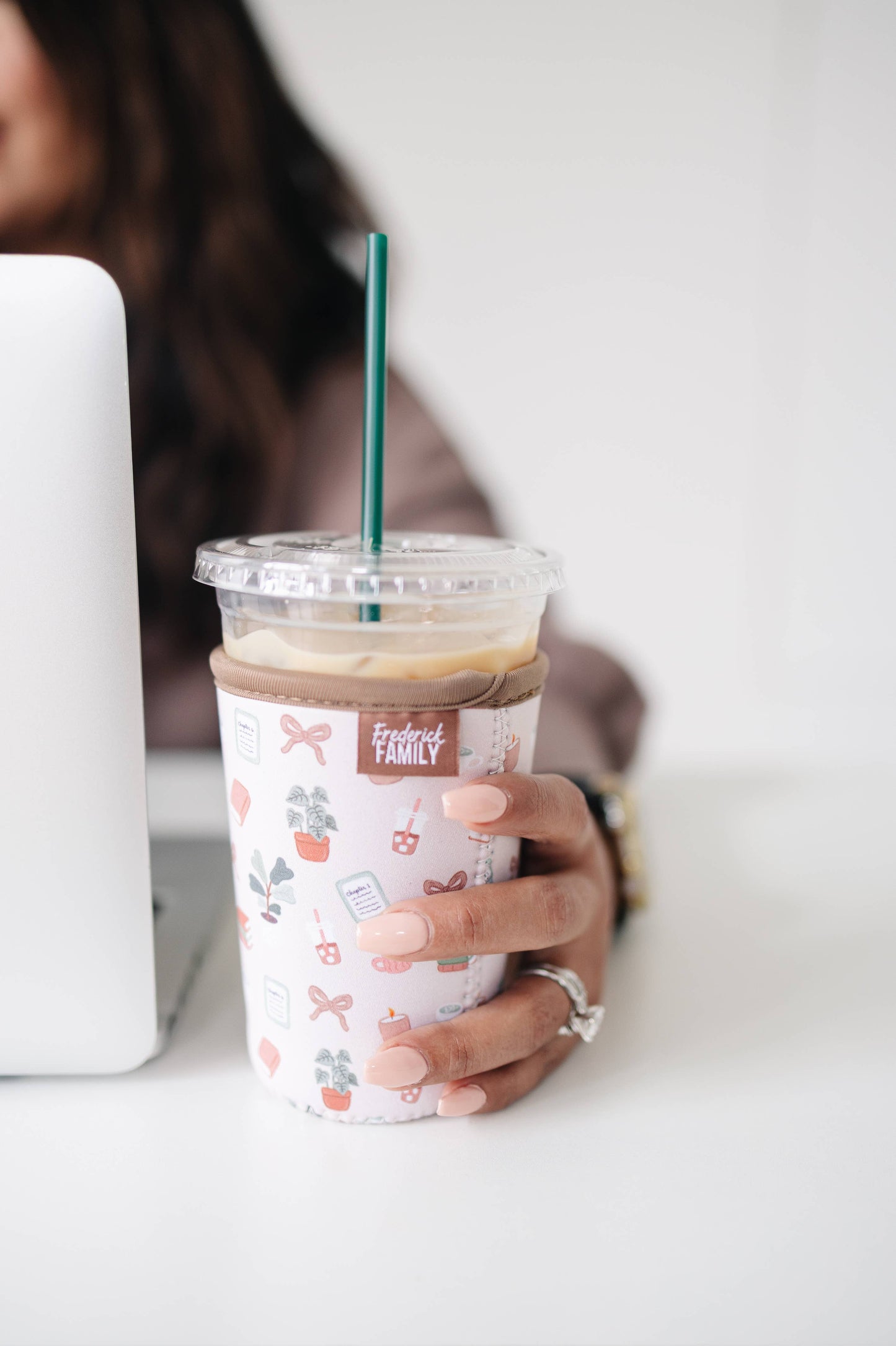 Iced Coffee Drink Sleeve, Beverage Cup Sleeve