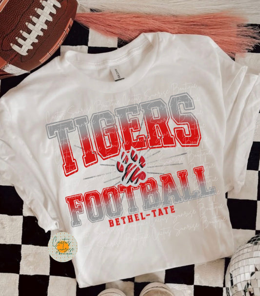 Tigers Football Fade