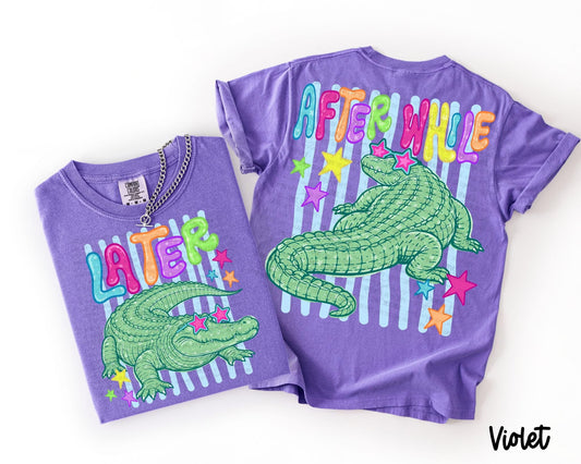 Later Gator After While Crocodile- Stripes