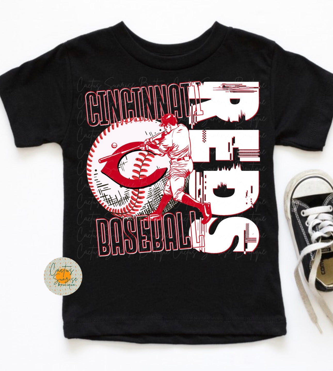Reds Baseball Youth/Toddler/Onesie Tee