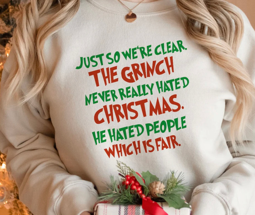 Grinch Never Really Hated Christmas