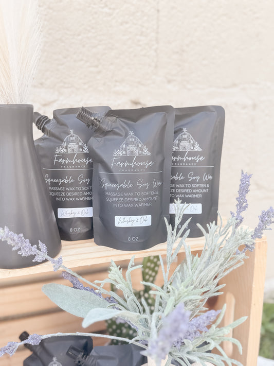 Whiskey & Oak Squeezable Soy Wax