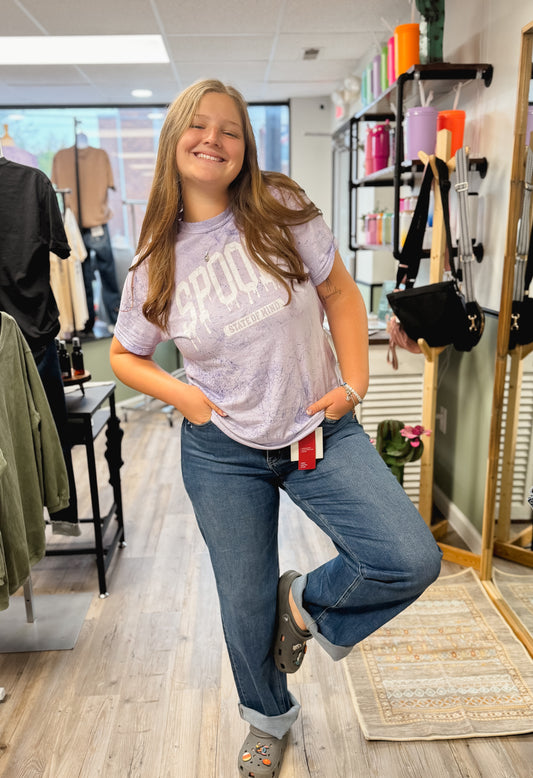 TUMMY CONTROL SUPER HIGH RISE 90'S WIDE JEANS