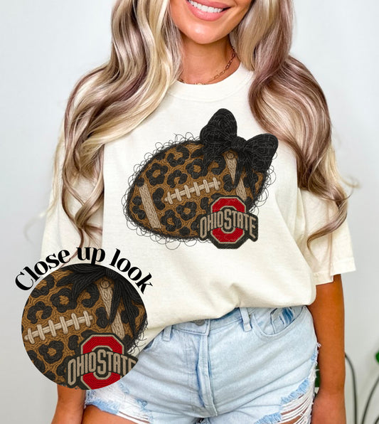 Ohio State Faux Yarn