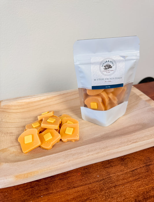 Buttered French Toast Wax Melt – Realistic Bakery Scent & Look