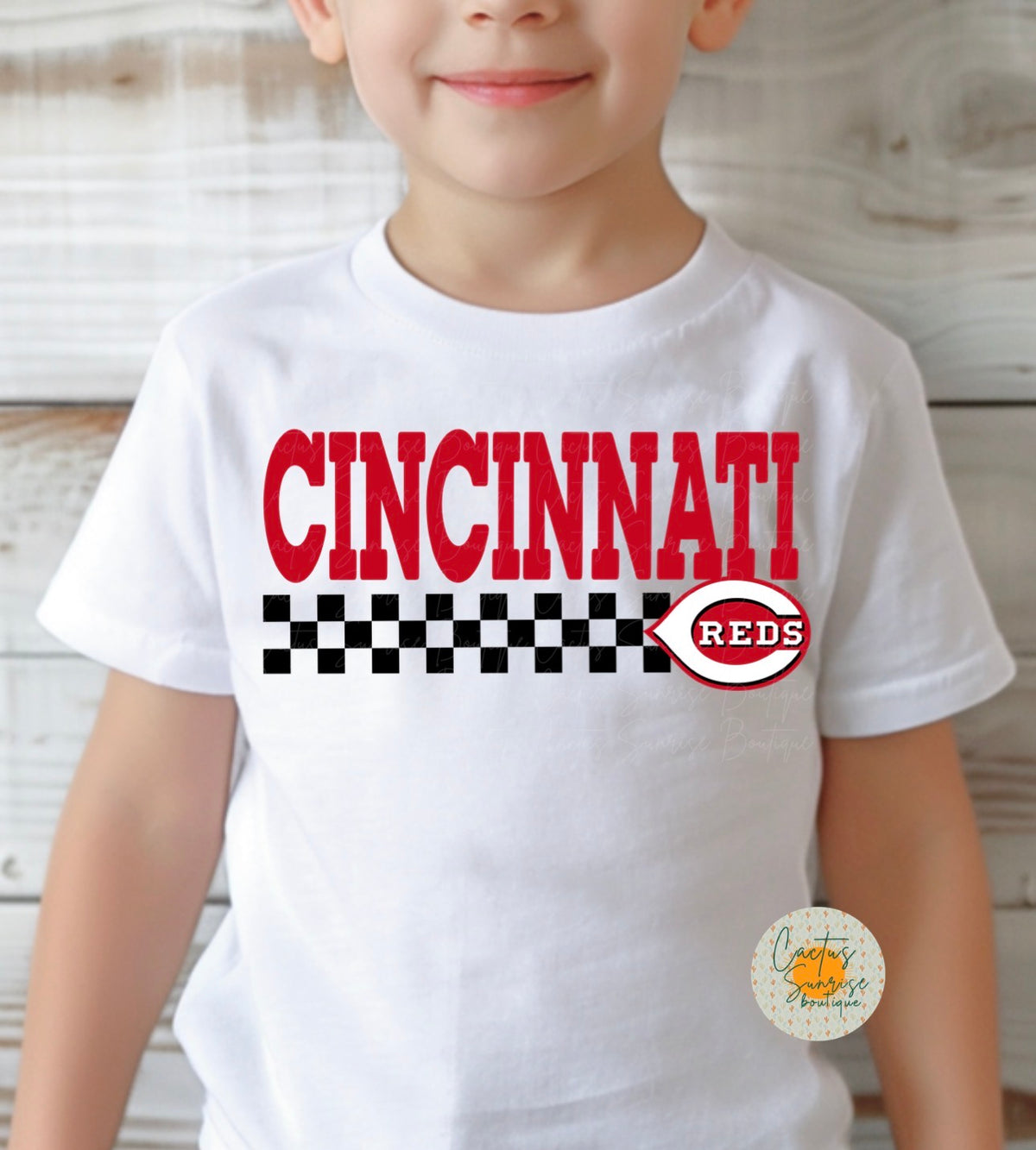 Reds Retro Youth/Toddler/Onesie Tee