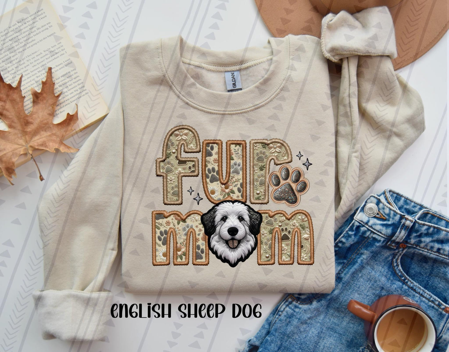 Fur Mom- English Sheep Dog