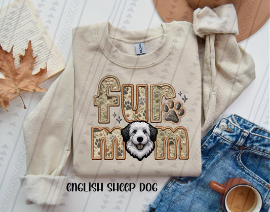 Fur Mom- English Sheep Dog