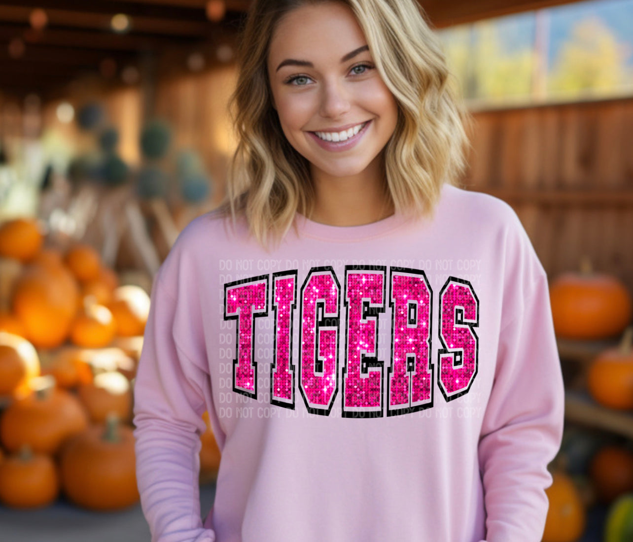 Tigers (no pinkout) (Black Outline)