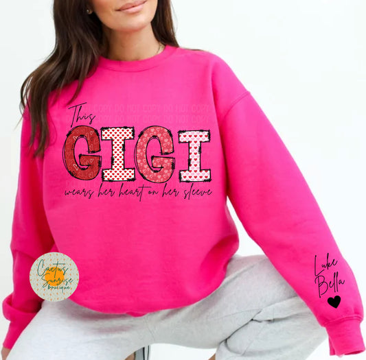 Gigi -DTF Transfer & sleeve