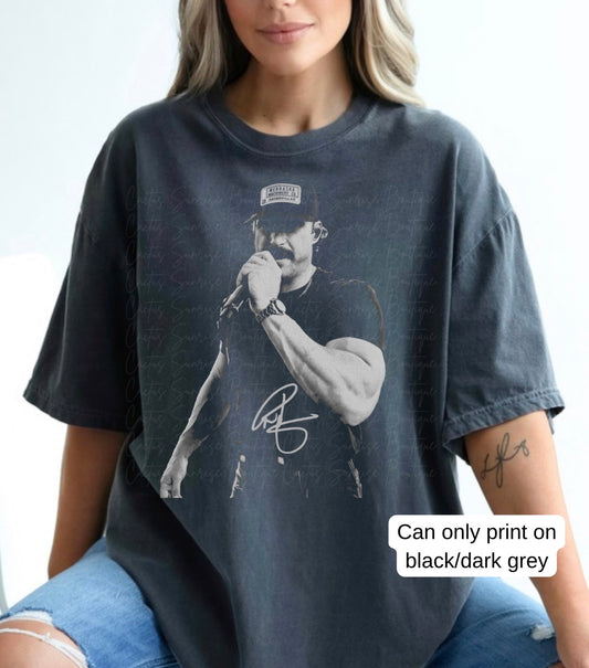 Riley G Half-Tone (only on black/dark grey apparel)