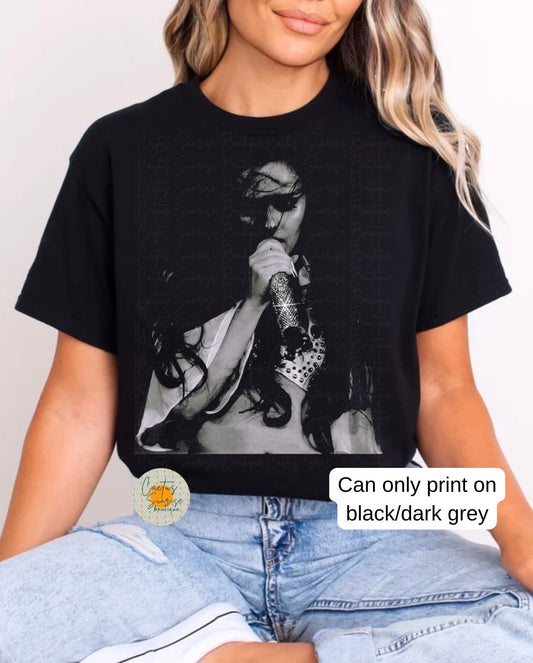 Jessie M Half-Tone (only on black/dark grey apparel)