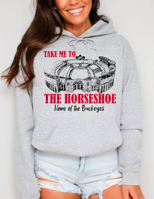 Horseshoe- Home of the Buckeyes DTF Transfer