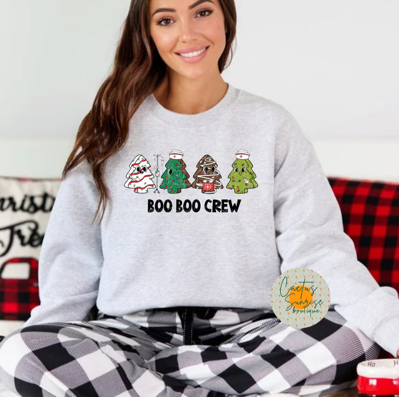 Boo boo crew Christmas healthcare nurse