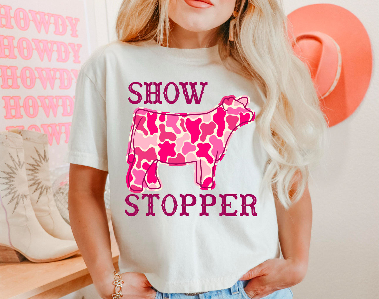 Show Stopper Pink Camo- Cow