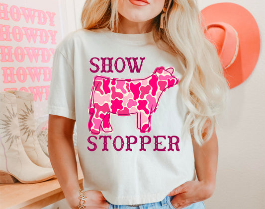 Show Stopper Pink Camo- Cow