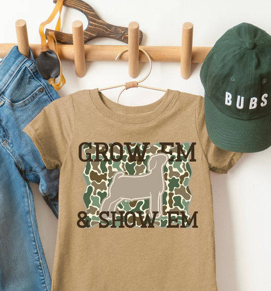 Grow em & show em Camo- Goat