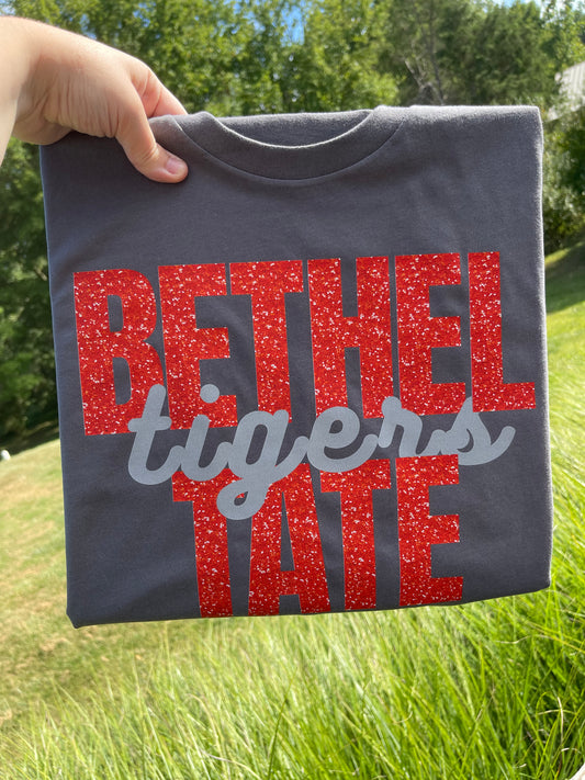 Bethel-Tate Tigers Glitter